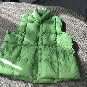 Lands End Green Vest